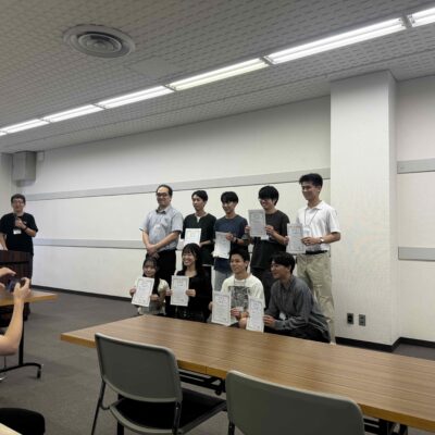 化学工学会中国四国支部若手CE合宿でポスター賞