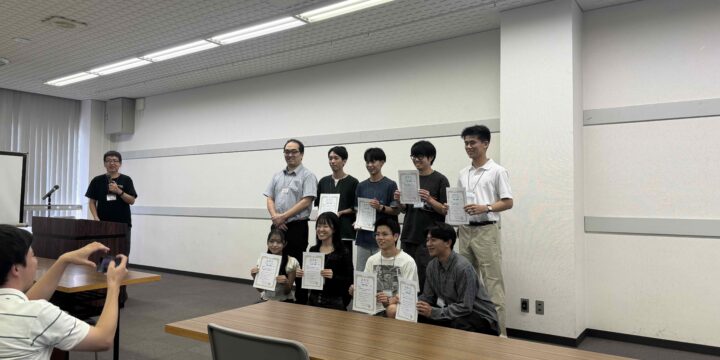 化学工学会中国四国支部若手CE合宿でポスター賞