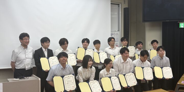 化学工学会第57回秋期大会で6件発表、2名が受賞